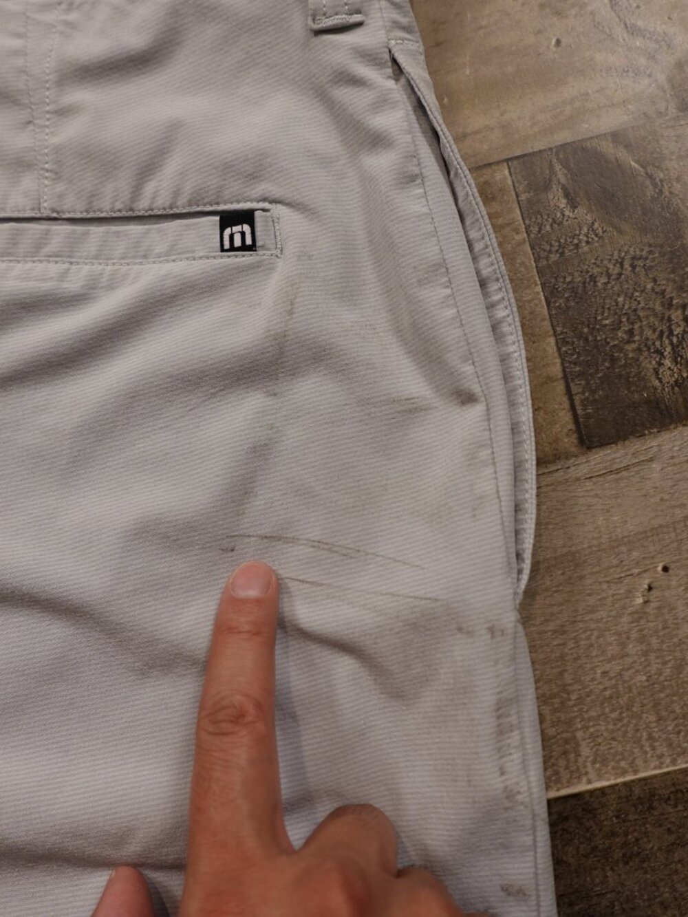 Travis Mathew Golf Shorts Men’s 32 Gray Stretch Performance Casual 9” Inseam - Picture 5 of 11